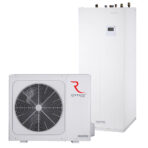 Rotenso Aquami All in Split Hydrobox Wi-Fi 10 kW ilma-vesilämpöpumppu, jossa on 190 litran lämminvesivaraaja.